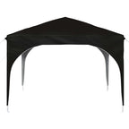 Pop-up Partyzelt 290 x 290 x 245 cm Schwarz