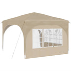 Pop-up Partyzelt 290 x 290 x 245 cm Creme