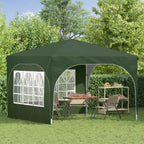 Pop-up Partyzelt 290 x 290 x 245 cm Grün