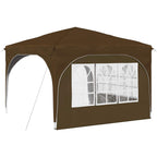 Pop-up Partyzelt 290 x 290 x 245 cm Taupe