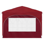 Pop-up Partyzelt 290 x 290 x 245 cm Bordeauxrot