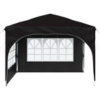 Pop-up Partyzelt 290 x 290 x 245 cm Schwarz