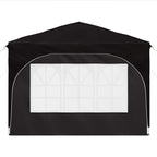 Pop-up Partyzelt 290 x 290 x 245 cm Schwarz