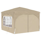 Pop-up Partyzelt 290 x 290 x 245 cm Creme