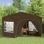 Pop-up Partyzelt 290 x 290 x 245 cm Taupe