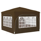 Pop-up Partyzelt 290 x 290 x 245 cm Taupe