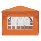 Pop-up Partyzelt 290 x 290 x 245 cm Orange