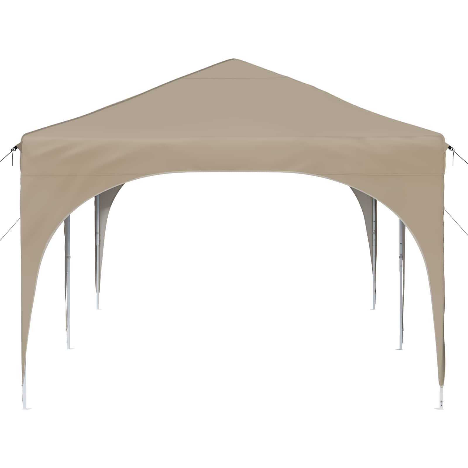 Pop-up Partyzelt 575 x 288 x 245 cm Creme Oxford-Stoff