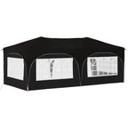 Pop-up Partyzelt 575 x 288 x 245 cm Schwarz Oxford-Stoff