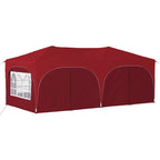 Pop-up Partyzelt 575 x 288 x 245 cm Bordeauxrot Oxford-Stoff