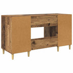 Schreibtisch mit Regal Altholz 140 x 50 x 75 cm Holzwerkstoff