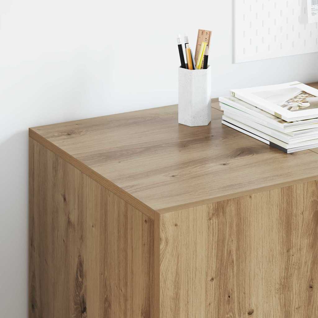 Schreibtisch Artisan-Eiche 140 x 50 x 75 cm Holzwerkstoff