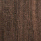 Highboard mit Regal FLORIN Braun Eichen-Optik 60 x 35 x 182 cm
