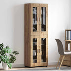 Highboard FLORIN Artisan-Eiche 60 x 35 x 182 cm Holzwerkstoff