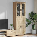 Highboard FLORIN Sonoma-Eiche 60 x 35 x 182 cm Holzwerkstoff