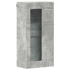 TV-Schrankset mit Regal FLORIN 3 pcs Beton Grau Holzwerkstoff