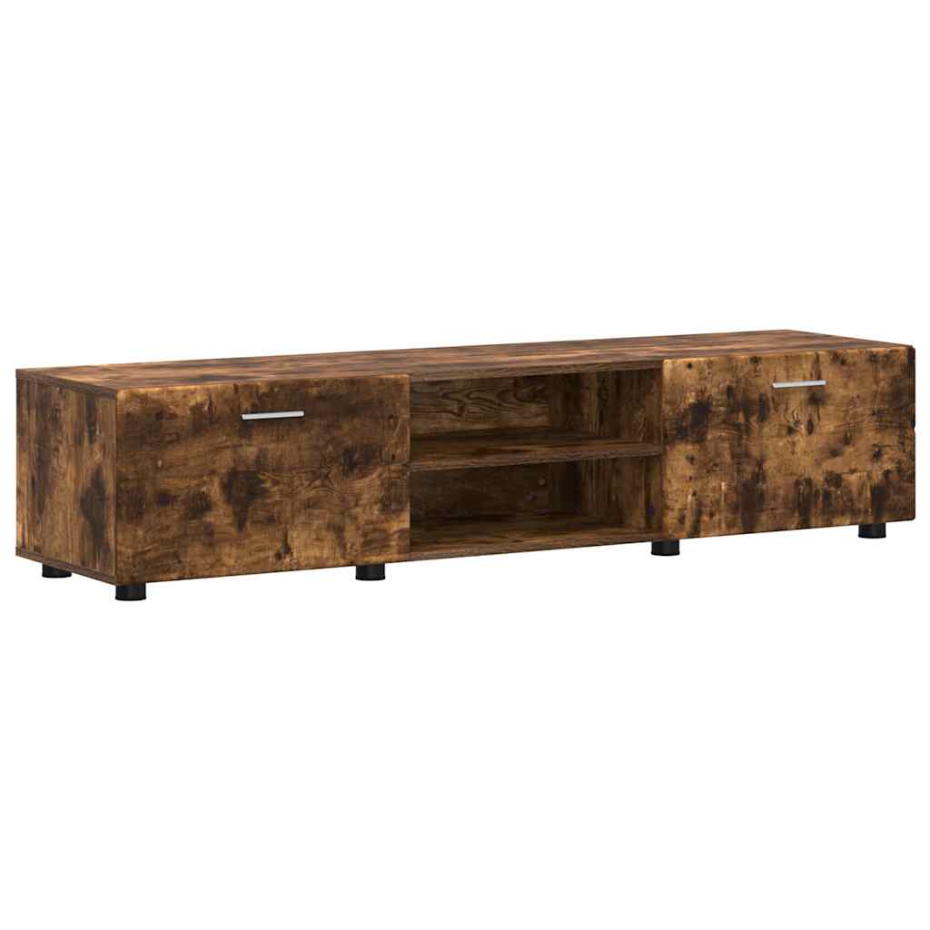 TV-Schrankset FLORIN 3 pcs Geräucherte Eiche Holzwerkstoff