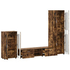 TV-Schrankset FLORIN 3 pcs Geräucherte Eiche Holzwerkstoff