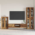 TV-Schrankset mit Schubladen FLORIN 3 pcs Altholz Holzwerkstoff