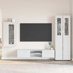 TV-Schrankset mit Schubladen FLORIN 3 pcs Weiß Holzwerkstoff