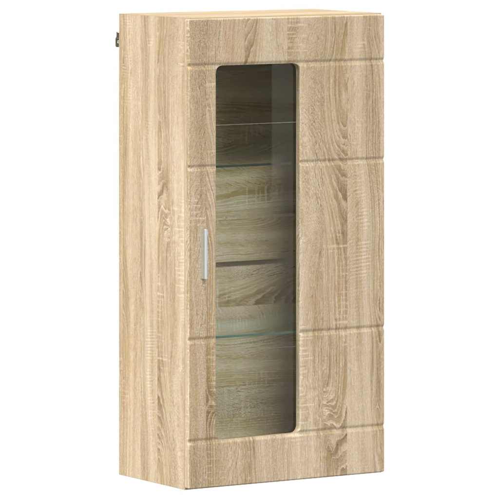 TV-Schrankset mit Regal FLORIN 3 pcs Sonoma-Eiche Holzwerkstoff