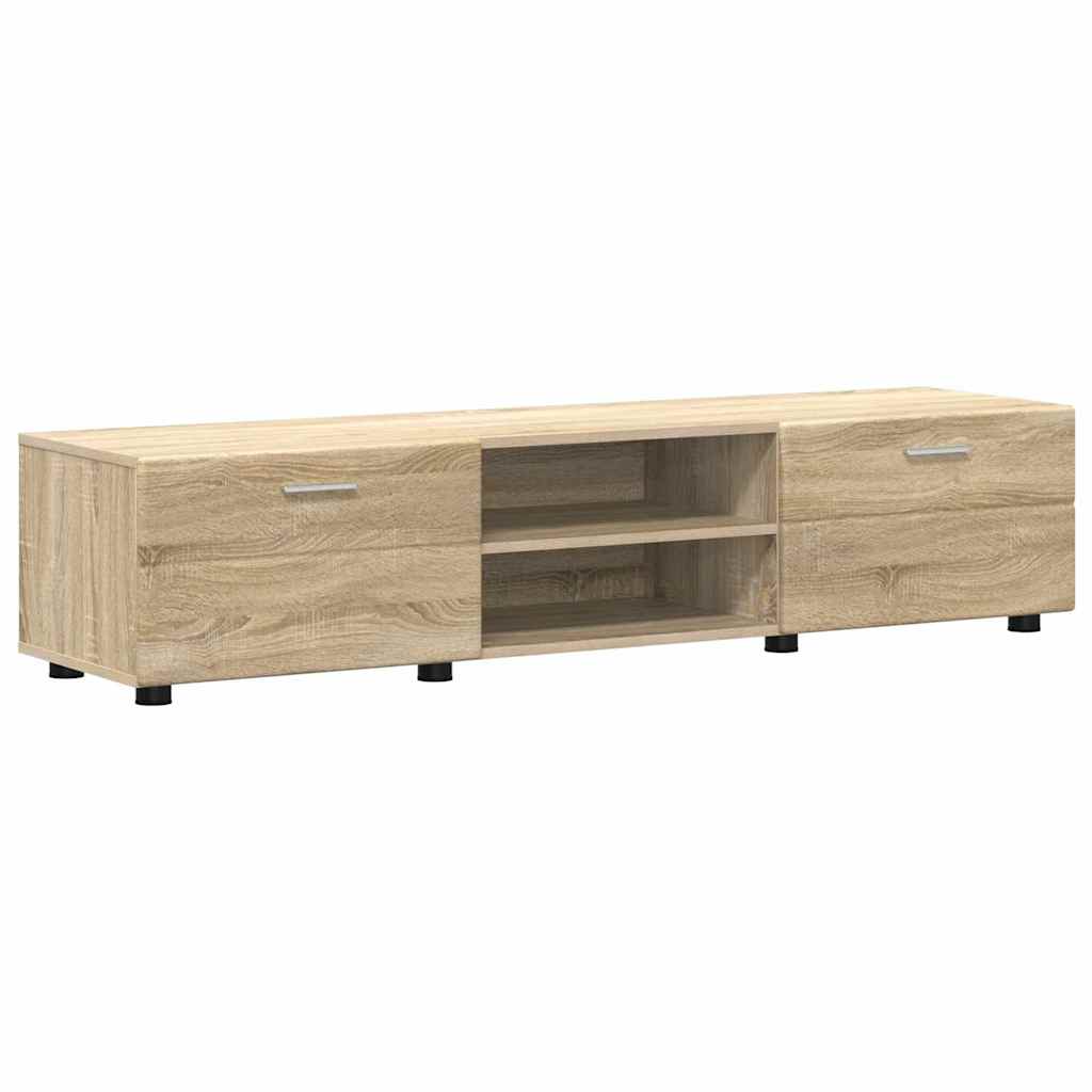 TV-Schrankset mit Regal FLORIN 3 pcs Sonoma-Eiche Holzwerkstoff