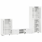 TV-Schrankset mit Schubladen FLORIN 3 pcs Weiß Holzwerkstoff
