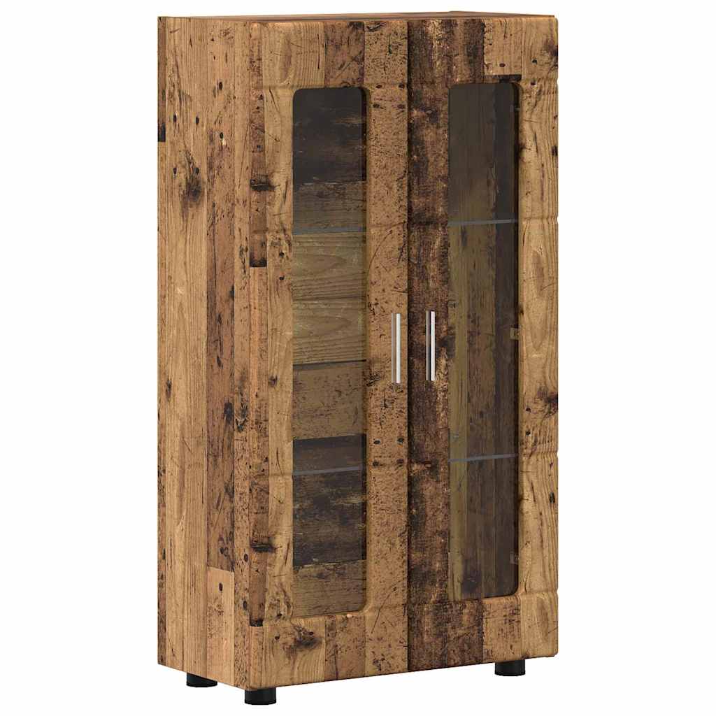 TV-Schrankset mit Schubladen FLORIN 3 pcs Altholz Holzwerkstoff
