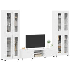 TV-Schrankset mit Schubladen FLORIN 3 pcs Weiß Holzwerkstoff