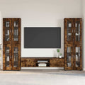 TV-Schrankset FLORIN 3 pcs Geräucherte Eiche Holzwerkstoff