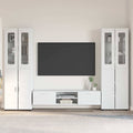 TV-Schrankset mit Schubladen FLORIN 3 pcs Weiß Holzwerkstoff