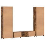TV-Schrankset FLORIN 3 pcs Geräucherte Eiche Holzwerkstoff