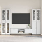 TV-Schrankset mit Schubladen FLORIN 3 pcs Weiß Holzwerkstoff