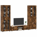 TV-Schrankset FLORIN 3 pcs Geräucherte Eiche Holzwerkstoff