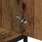 Badezimmermöbel-Set mit Regal 2 pcs Altholz Holzwerkstoff