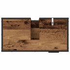Badezimmermöbel-Set mit Schubladen 3 pcs Altholz Holzwerkstoff