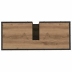 Badezimmermöbel-Set mit Regal 3 pcs Artisan-Eiche Holzwerkstoff