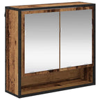Badezimmermöbel-Set mit Schubladen 3 pcs Altholz Holzwerkstoff