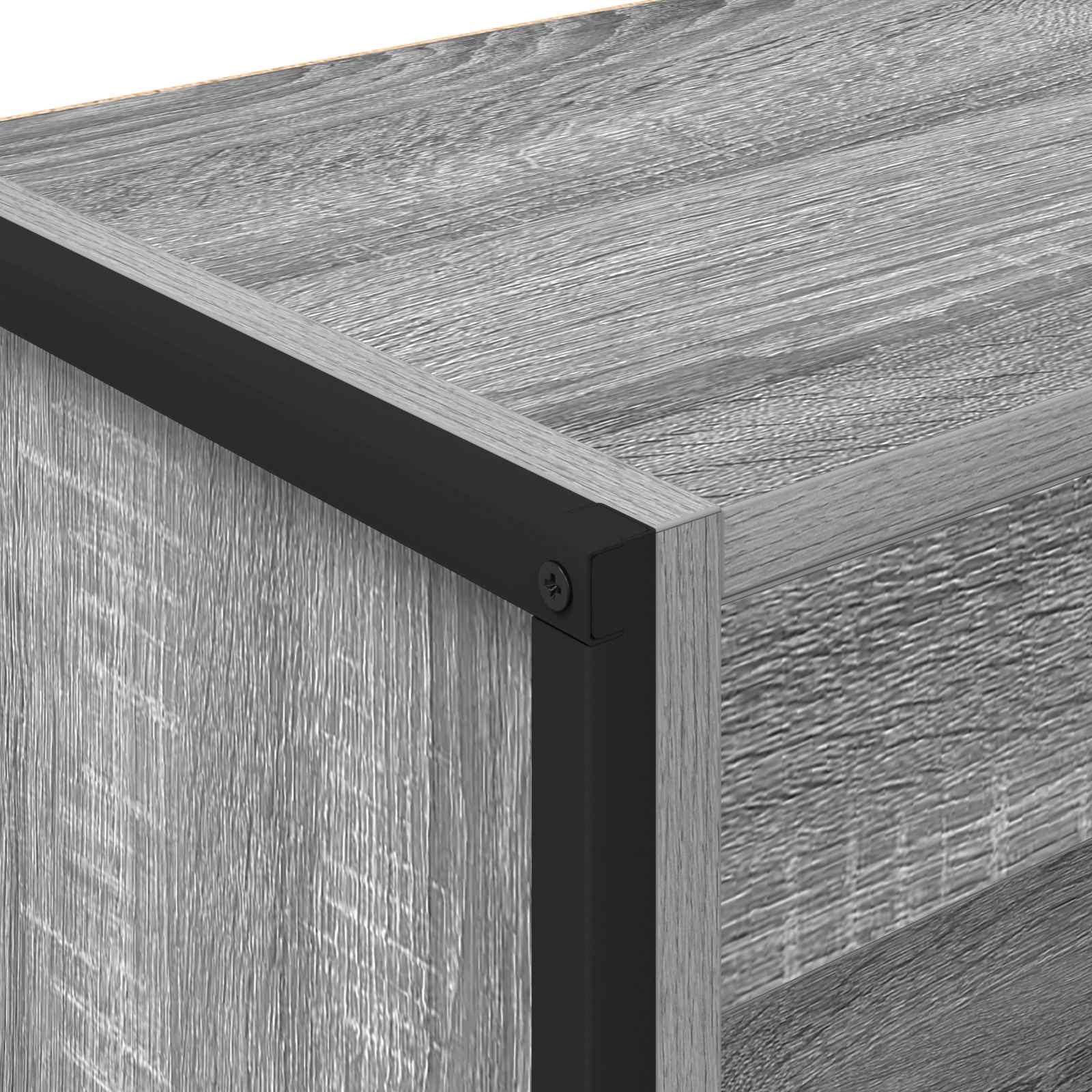 Bücherregal Graues Sonoma 80 x 30 x 121 cm Holzwerkstoff
