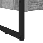 Bücherregal Graues Sonoma 80 x 30 x 121 cm Holzwerkstoff