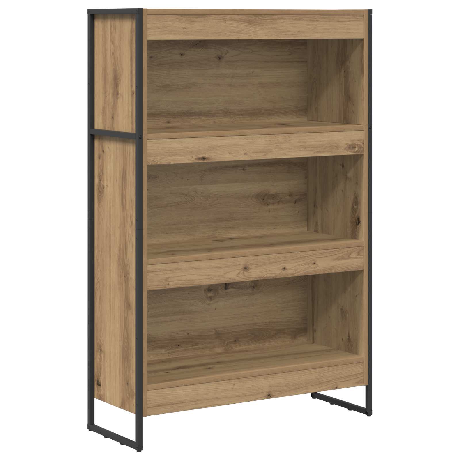 Bücherregal Kunsthandwerk Eiche 80 x 30 x 121 cm Holzwerkstoff