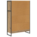 Bücherregal Kunsthandwerk Eiche 80 x 30 x 121 cm Holzwerkstoff