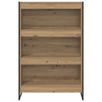 Bücherregal Kunsthandwerk Eiche 80 x 30 x 121 cm Holzwerkstoff