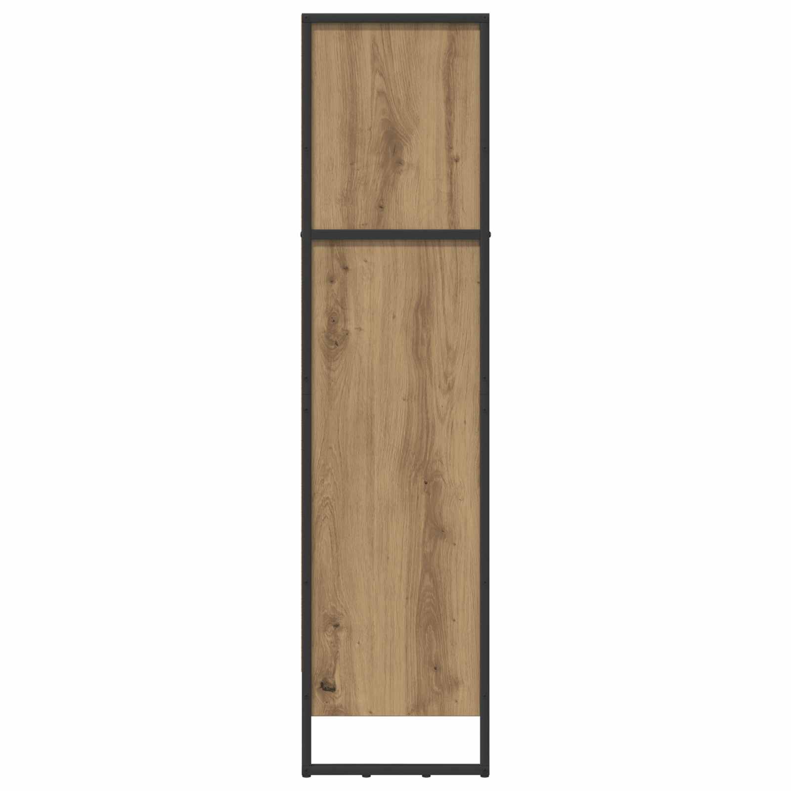 Bücherregal Kunsthandwerk Eiche 80 x 30 x 121 cm Holzwerkstoff