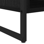 Couchtisch Schwarz Eichen-Optik 80 x 50 x 40 cm Holzwerkstoff