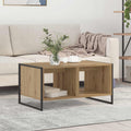 Couchtisch Kunsthandwerk Eiche 80 x 50 x 40 cm Holzwerkstoff