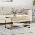 Couchtisch Sonoma 80 x 50 x 40 cm Holzwerkstoff