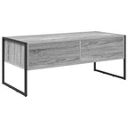 Couchtisch Graues Sonoma 100 x 46 x 40 cm Holzwerkstoff
