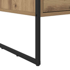 Couchtisch Kunsthandwerk Eiche 100 x 46 x 40 cm Holzwerkstoff