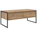 Couchtisch Kunsthandwerk Eiche 100 x 46 x 40 cm Holzwerkstoff